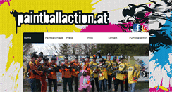 Desktop Screenshot of paintballaction.at